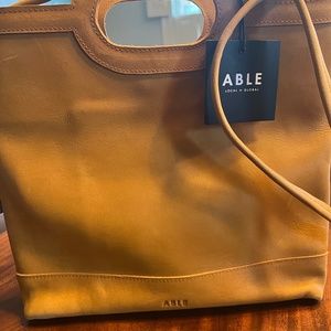 Able leather crossbody bag